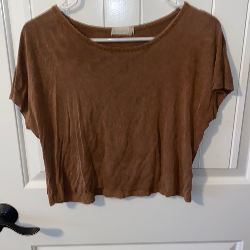 super cute altard state brown top